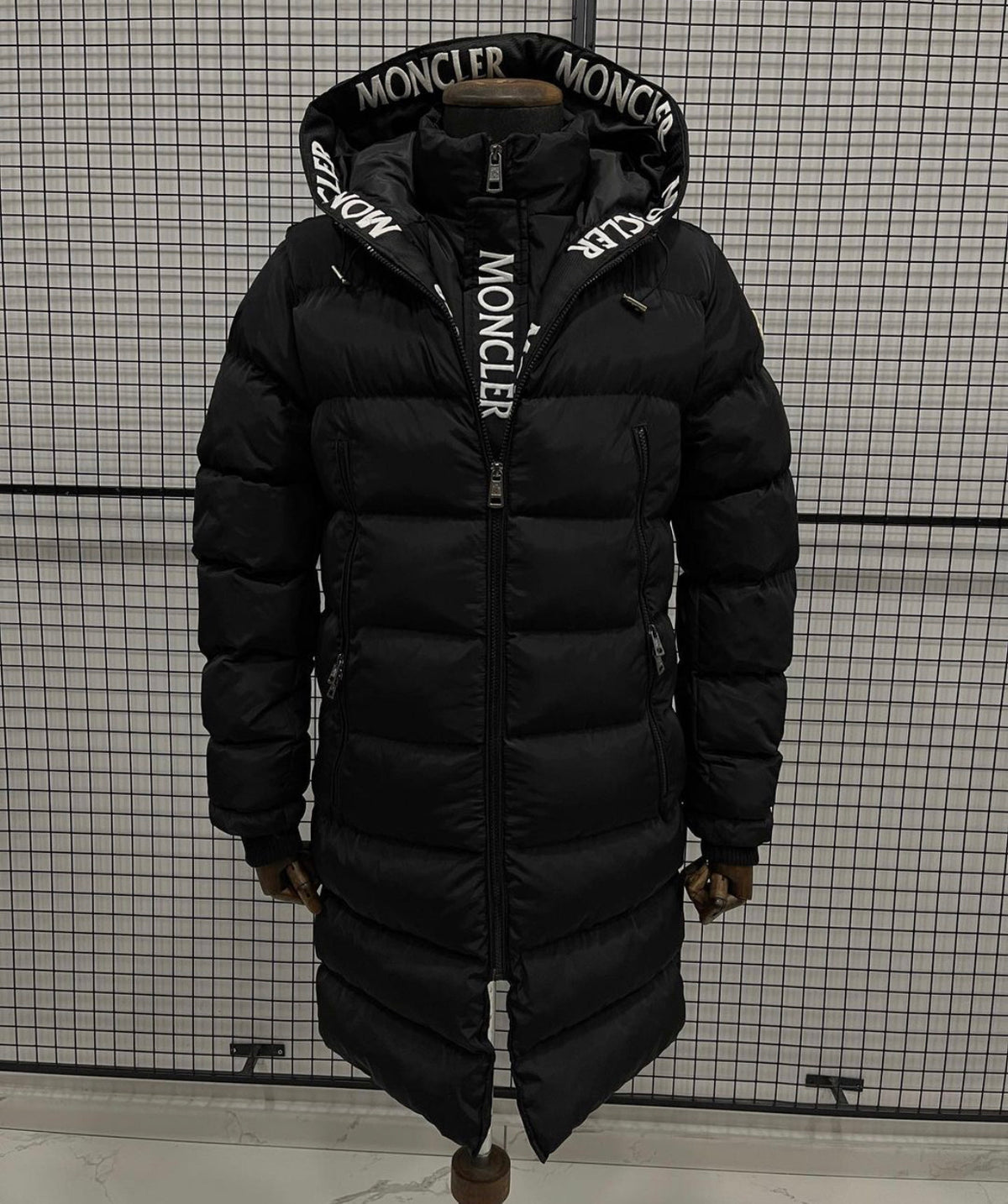 Letter Model Long Coat