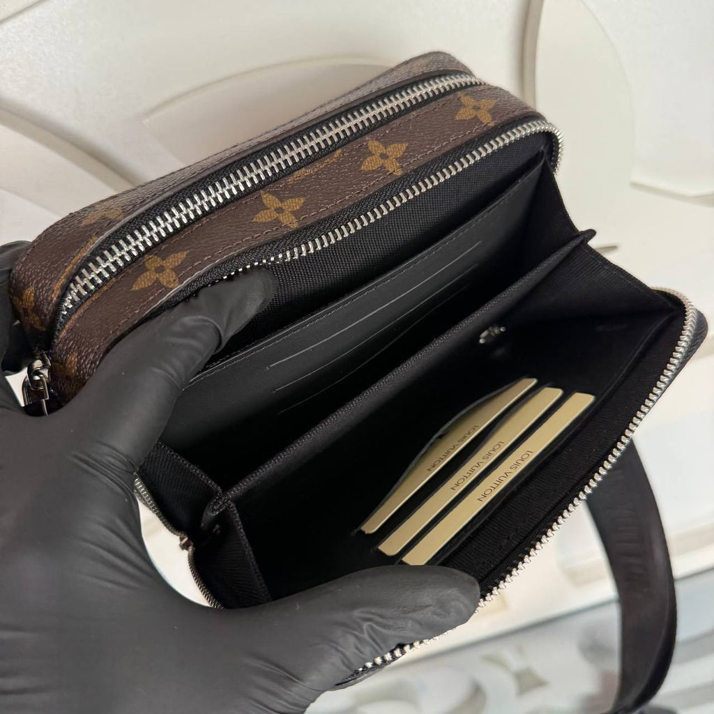 Alpha Wearable Wallet - Brown Monogram