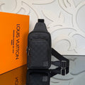 Avenue Sling Bag PM | Black Checker | front