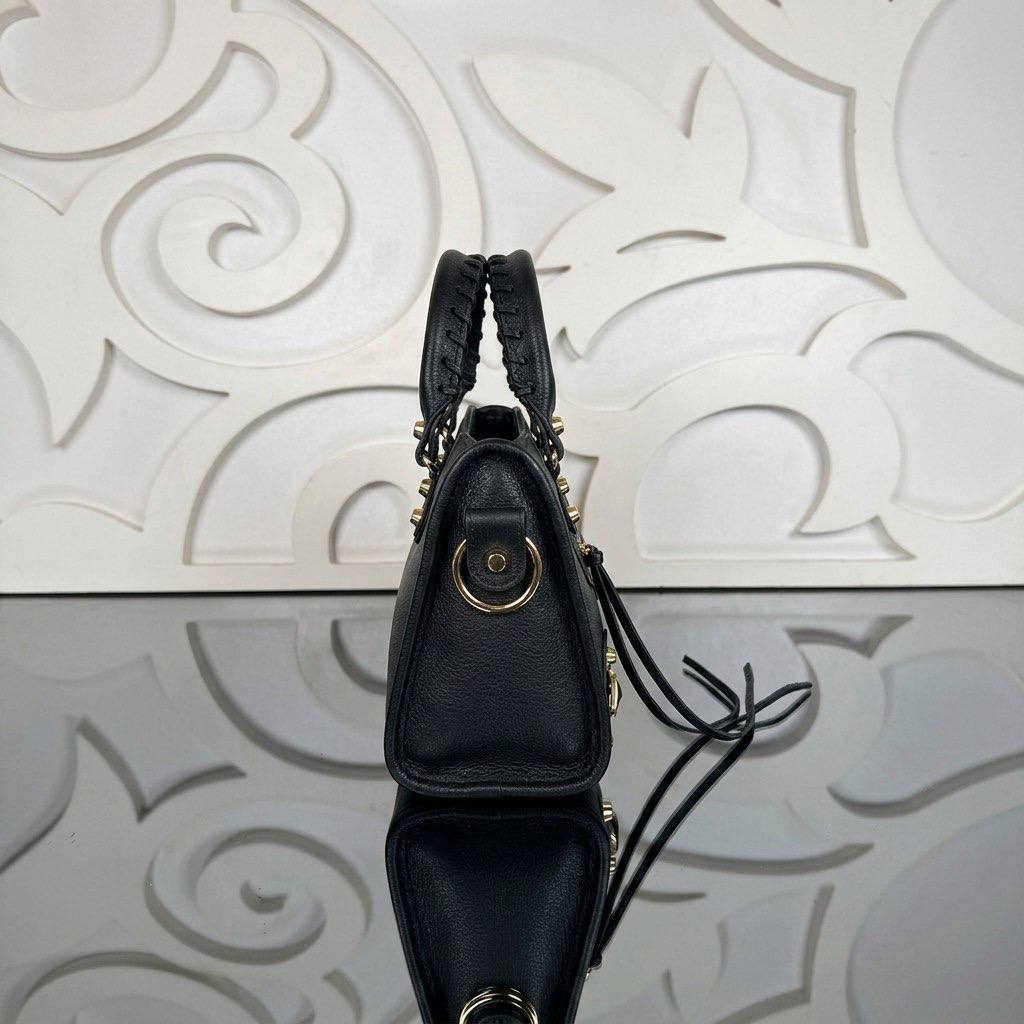 City Bag Small | Black | side view