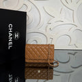 Kibrit Classic Wallet on Chain | Tan | view 1