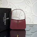 Le 5 A 7 Hobo in Smooth Leather | Burgundy | front view