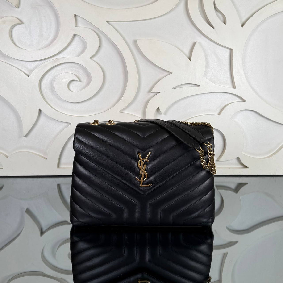 LouLou Bag Big Black Gold