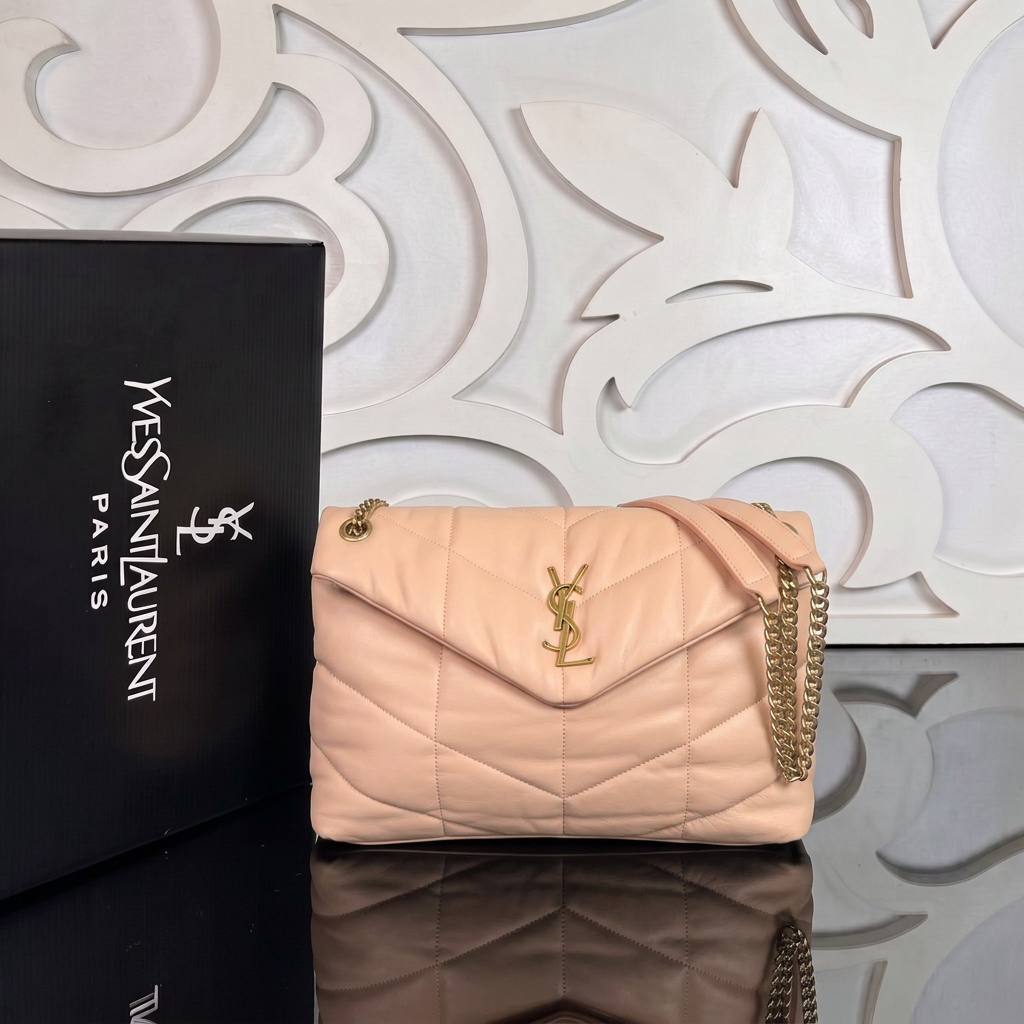 LouLou Puffer Bag Large | Blush Pink