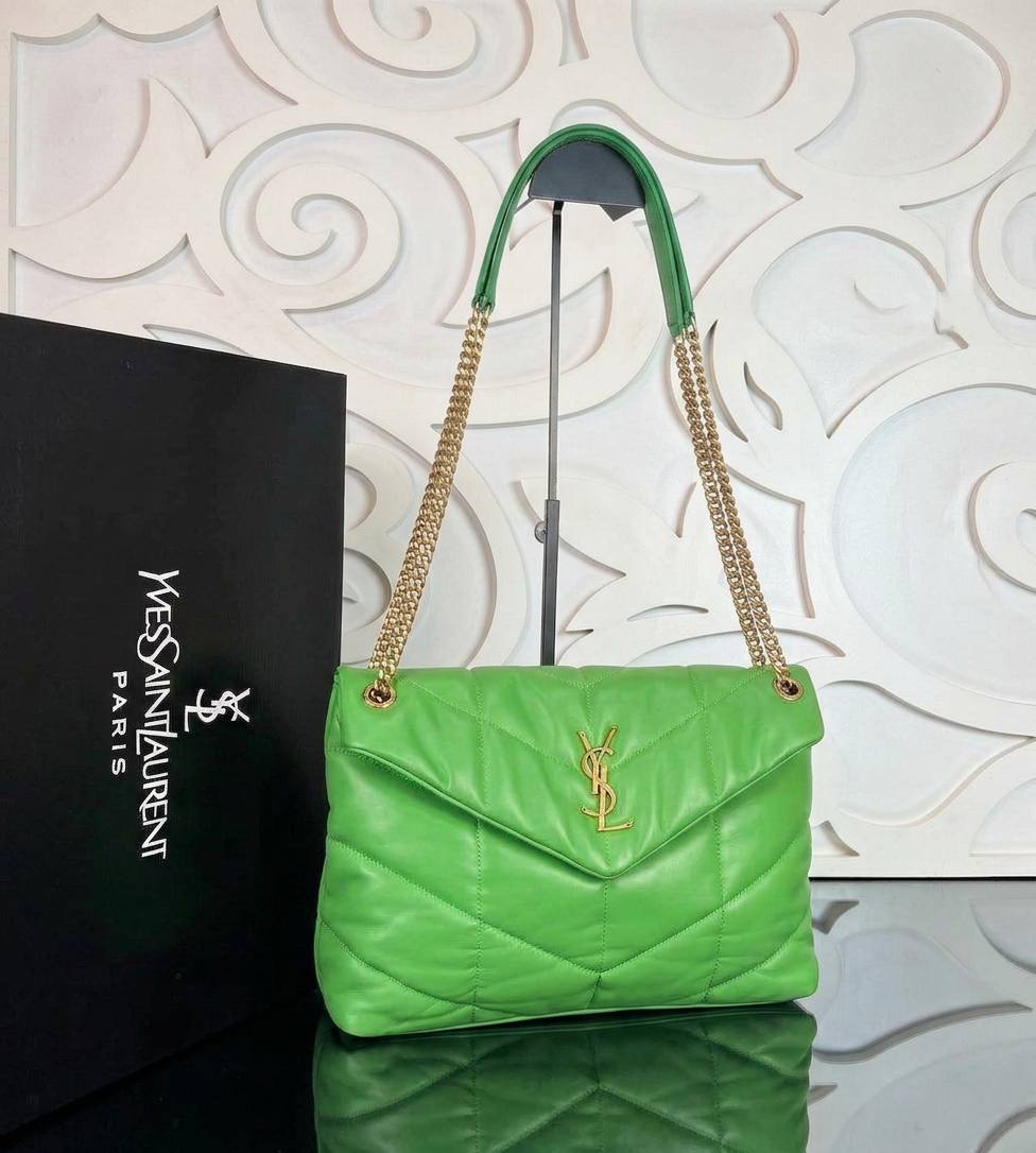 LouLou Puffer Bag Large | Green | view 2