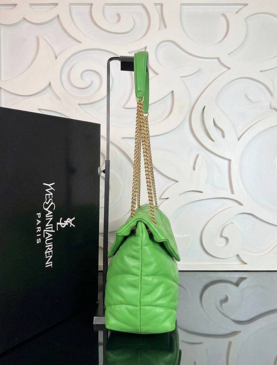 LouLou Puffer Bag Large | Green | view 4