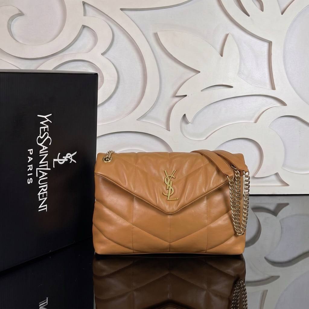 LouLou Puffer Bag Large | Tan