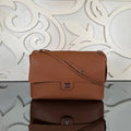 Maxi Flap Bag | Tan | front view