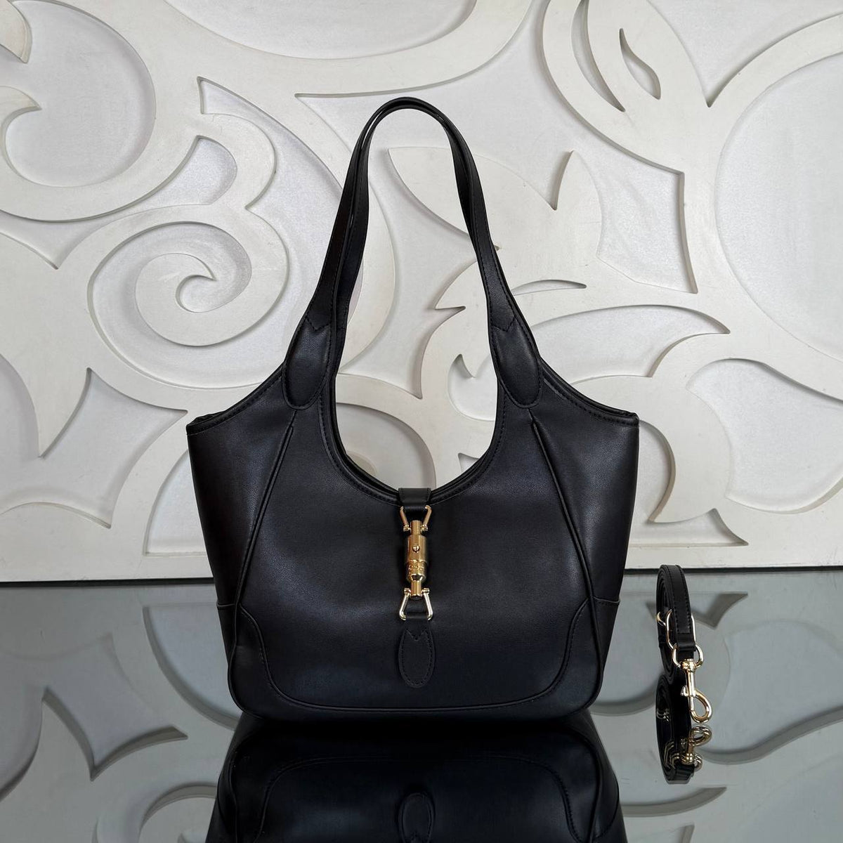Mercato Tote Bag | Black | front view