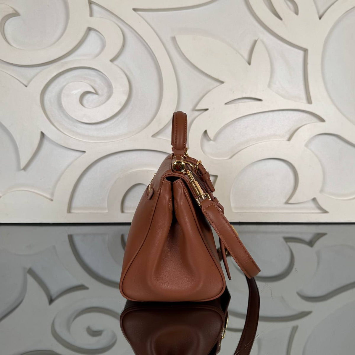 My Sicily Handbag | Brown | side view