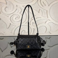 Clutch with Leather Strap