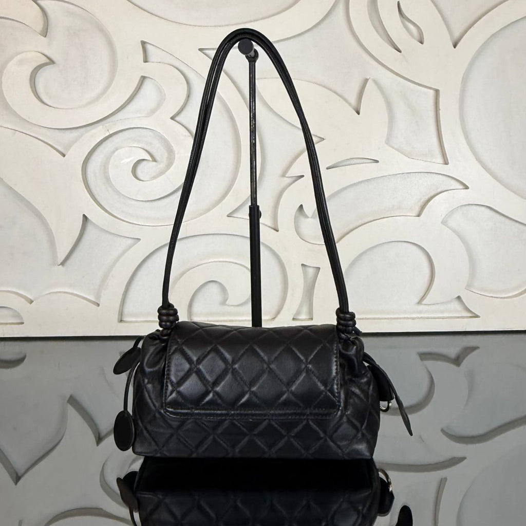 Clutch with Leather Strap