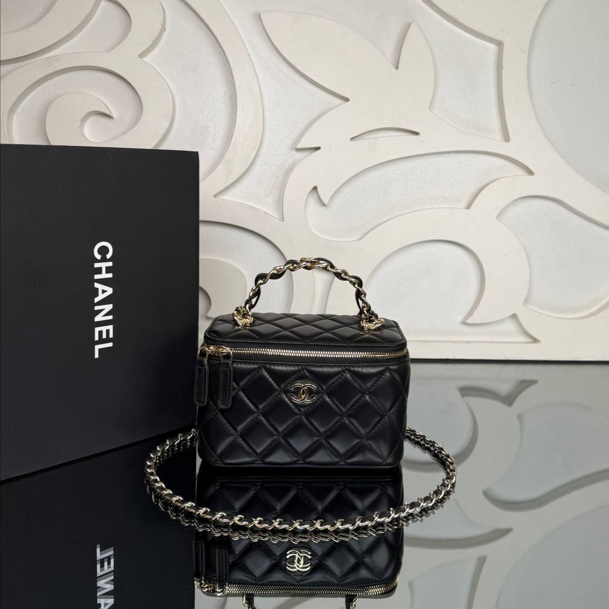 Small Top Handle Vanity Bag