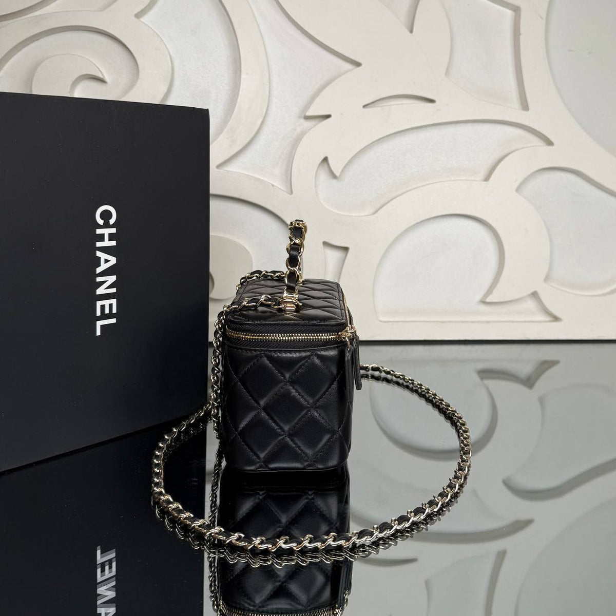 Small Top Handle Vanity Bag