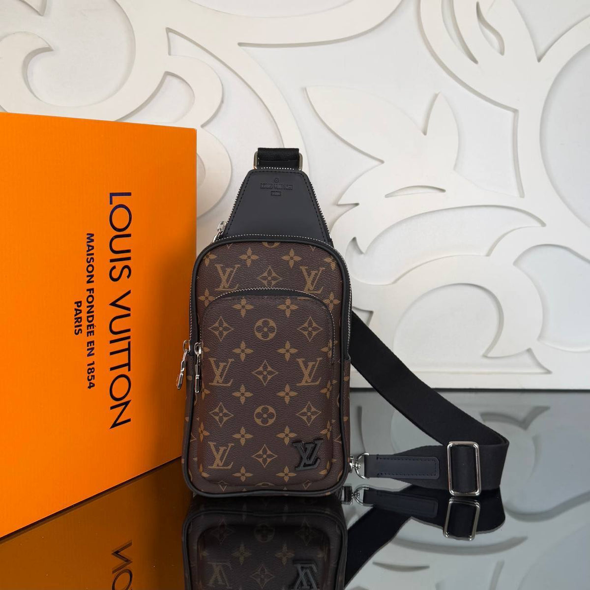 Avenue Sling Bag | Brown Monogram | front