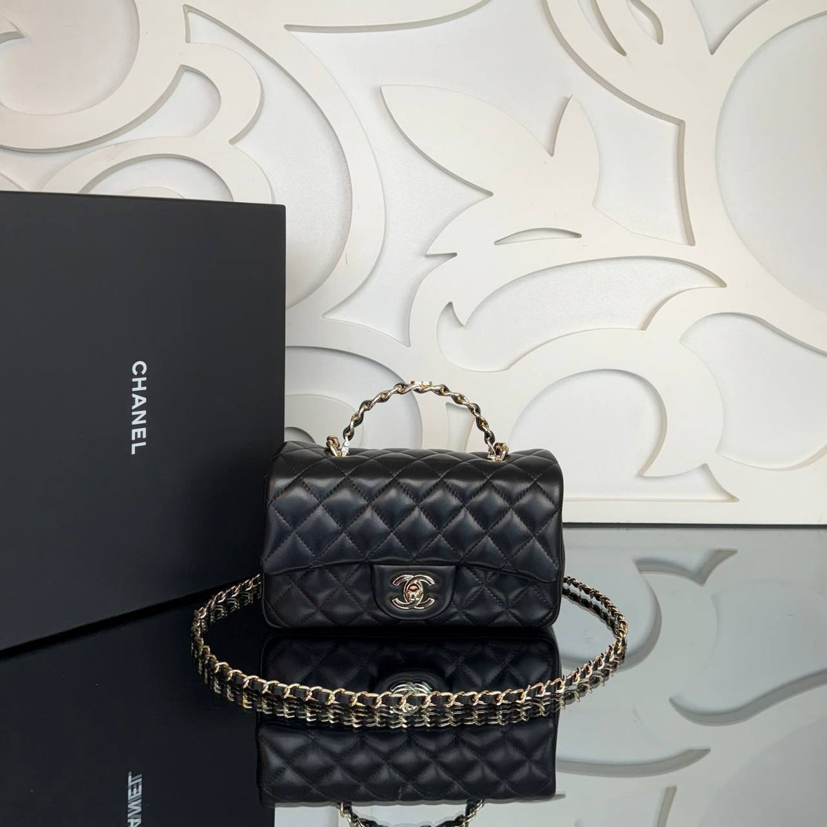 20 Top Handle Flap Bag
