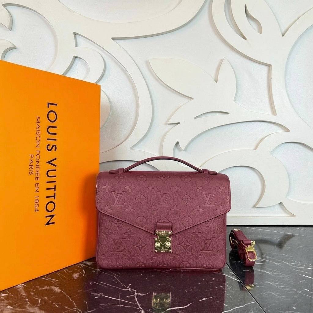 Pochette Métis Bag | Burgundy | front view