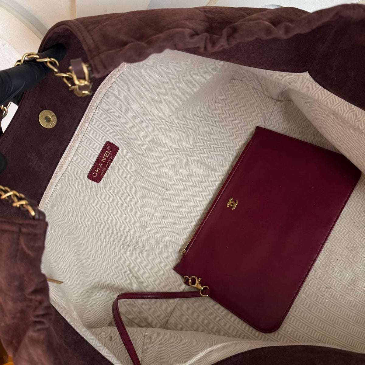 Chocolate Brown Suede interior