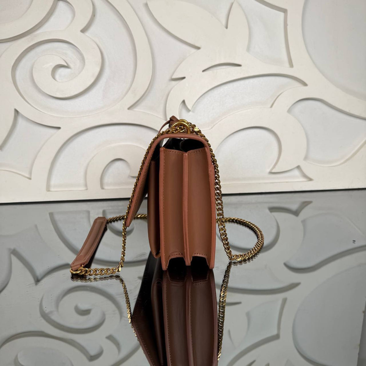 Sunset Bag | Tan | side view