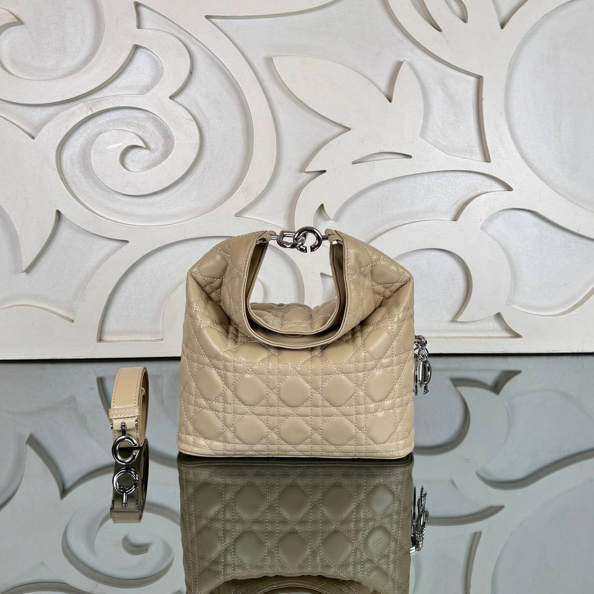 Beige - Toujours Small Hobo Bag