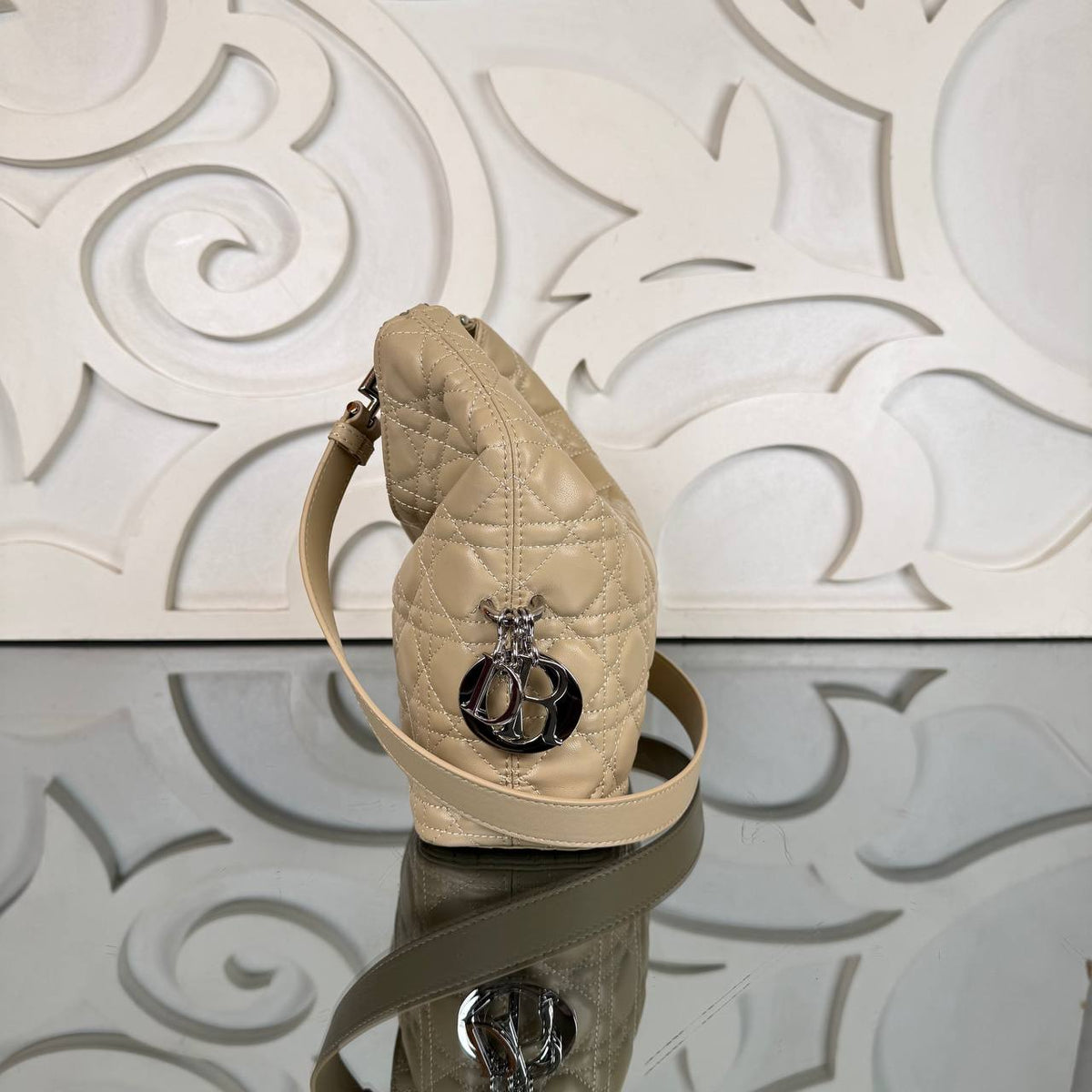 Beige - Toujours Small Hobo Bag